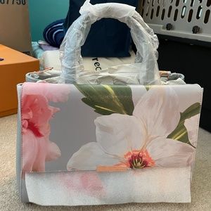 Ted Baker Chatsworth Bloom Floral Print Embossed Tote